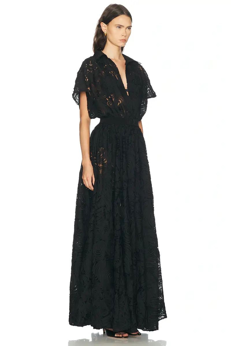 Norma Kamali For FWRD Oversized Norma Kamali Sleeveless Flared Gown | Thumbnail 2 Norma Kamali For FWRD Oversized Norma Kamali Sleeveless Flared Gown | Thumbnail 2