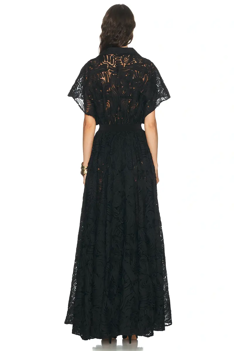 Norma Kamali For FWRD Oversized Norma Kamali Sleeveless Flared Gown | Thumbnail 3 Norma Kamali For FWRD Oversized Norma Kamali Sleeveless Flared Gown | Thumbnail 3