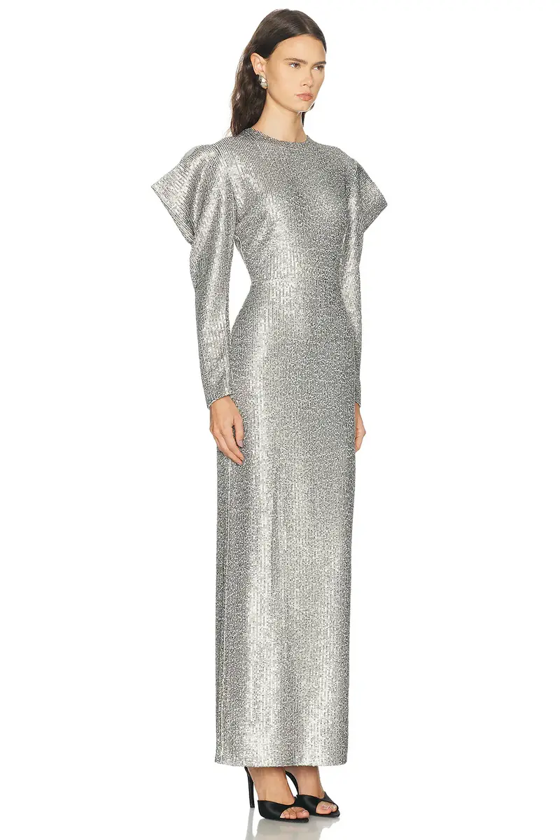 Norma Kamali Wing Sleeve Gown | Thumbnail 3
