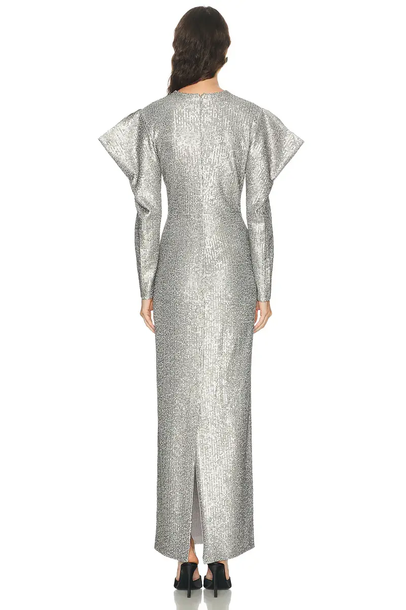 Norma Kamali Wing Sleeve Gown | Thumbnail 4