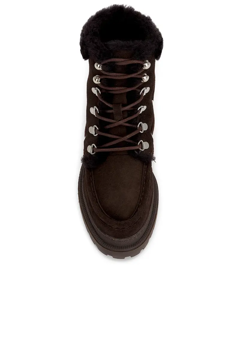 Yves Salomon Suede Boot | Thumbnail 4 Yves Salomon Suede Boot | Thumbnail 4