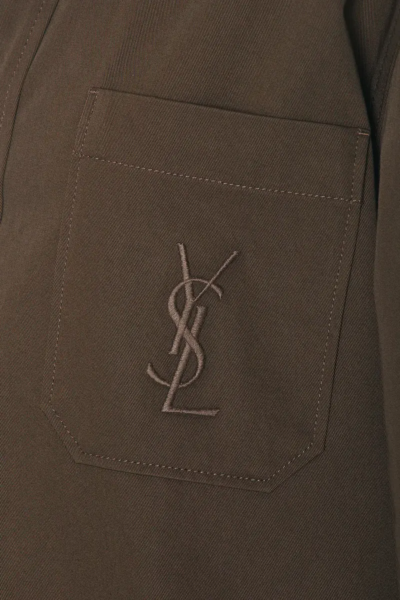 Saint Laurent Bellechasse Denim Top | Thumbnail 5