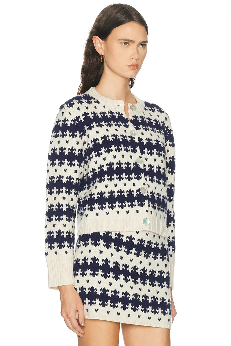 Calle Del Mar Royal Fair Isle Cardigan | Thumbnail 2