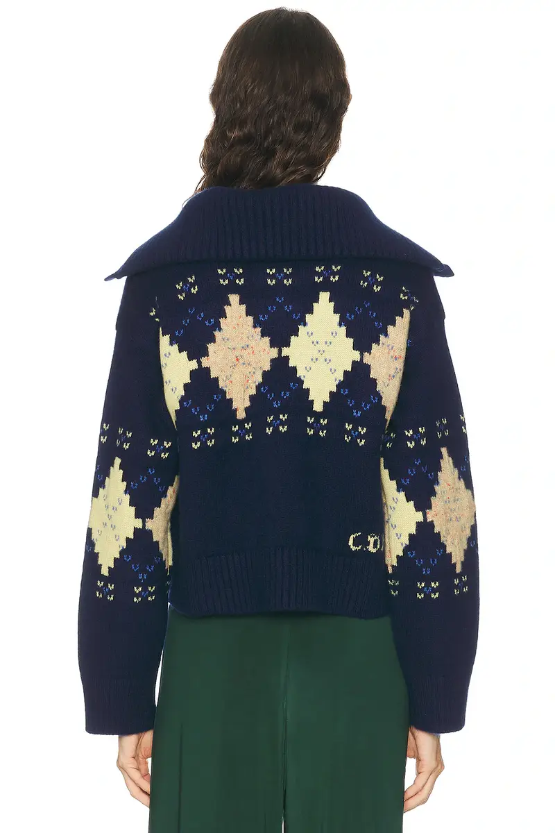 Calle Del Mar Donegal Argyle Cardigan | Thumbnail 3 Calle Del Mar Donegal Argyle Cardigan | Thumbnail 3