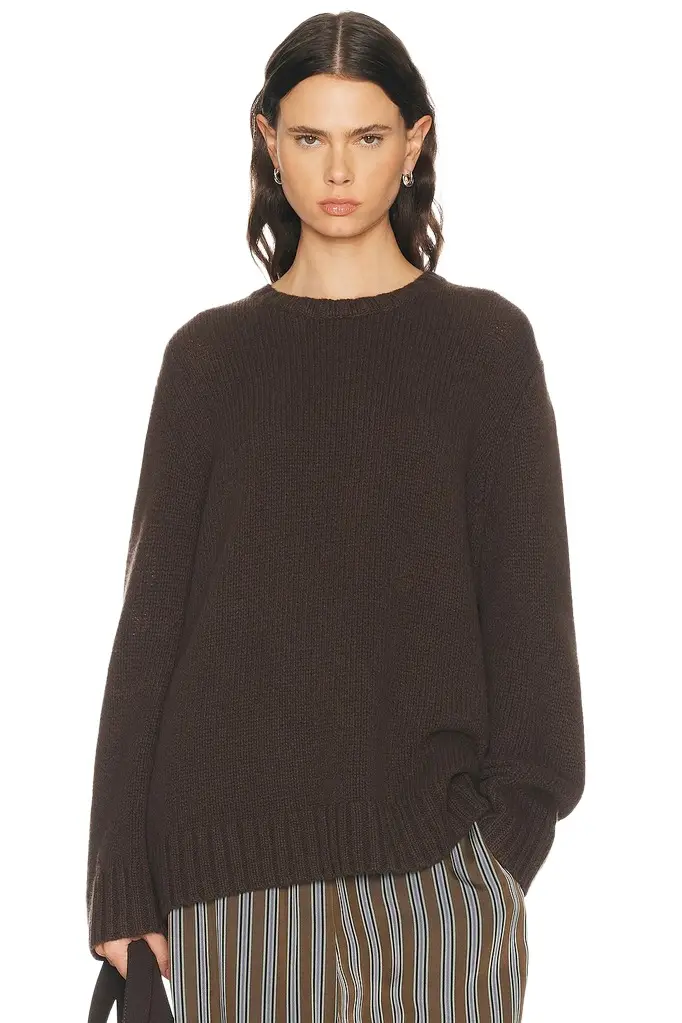 Cashmere Amelia Crewneck Sweater Cashmere Amelia Crewneck Sweater