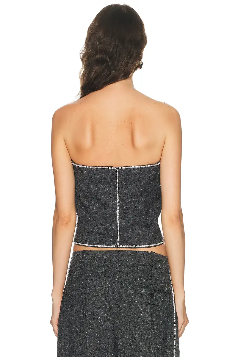 Alexander Wang Strapless Bustier Top | Thumbnail 3 Alexander Wang Strapless Bustier Top | Thumbnail 3