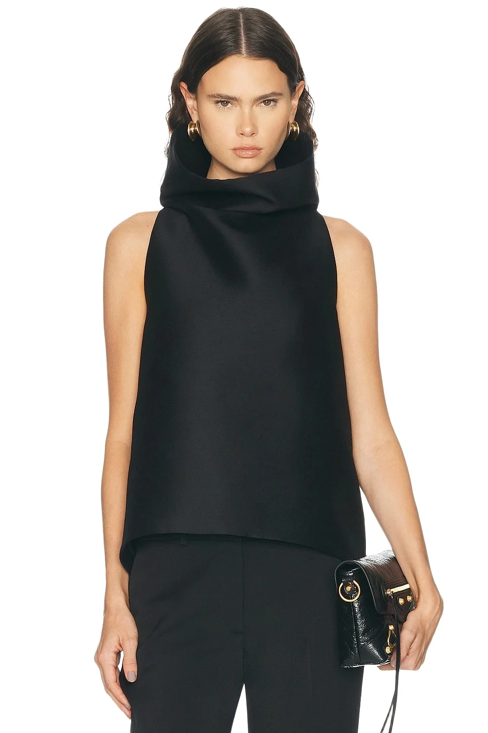 Balenciaga High Collar Top