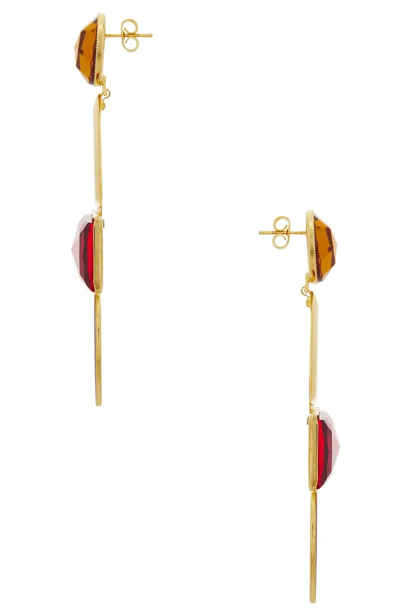 Alessandra Rich Mixed Elements Earrings | Thumbnail 2 Alessandra Rich Mixed Elements Earrings | Thumbnail 2