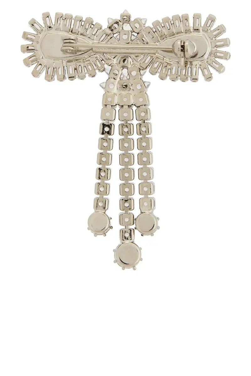 Alessandra Rich Bow Brooch | Thumbnail 2 Alessandra Rich Bow Brooch | Thumbnail 2