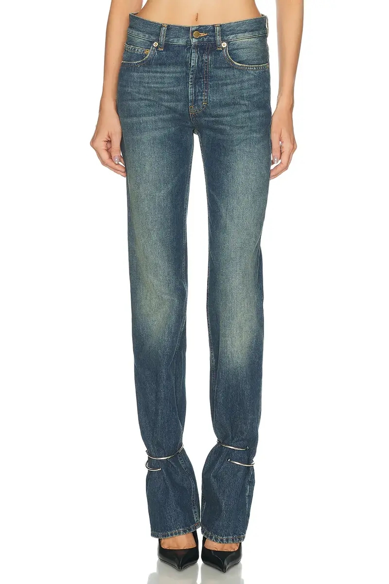 DARKPARK New Marion Cuff Adorned Straight Leg | Thumbnail 2 DARKPARK New Marion Cuff Adorned Straight Leg | Thumbnail 2
