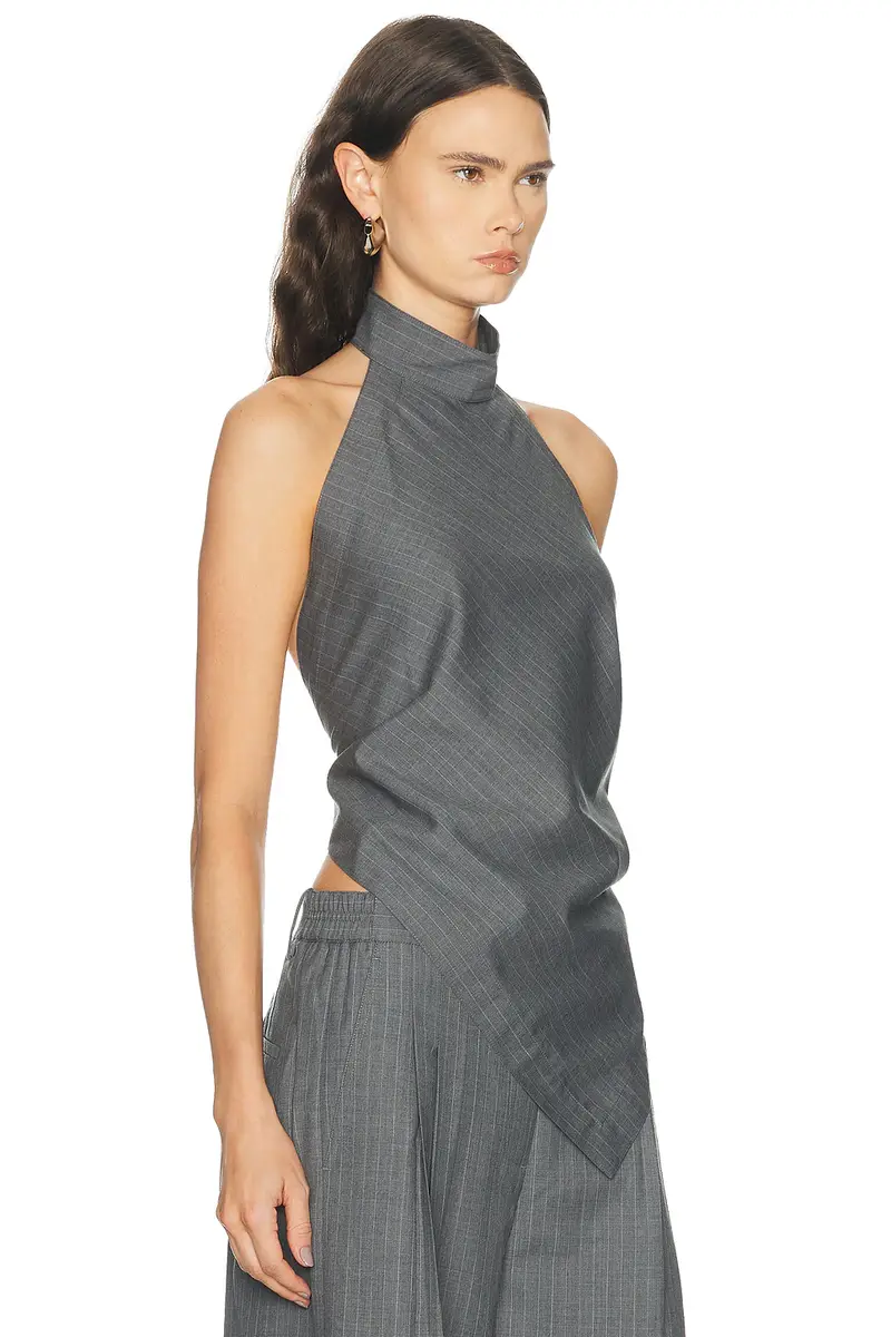 Helmut Lang Halter Scarf Top | Thumbnail 2 Helmut Lang Halter Scarf Top | Thumbnail 2