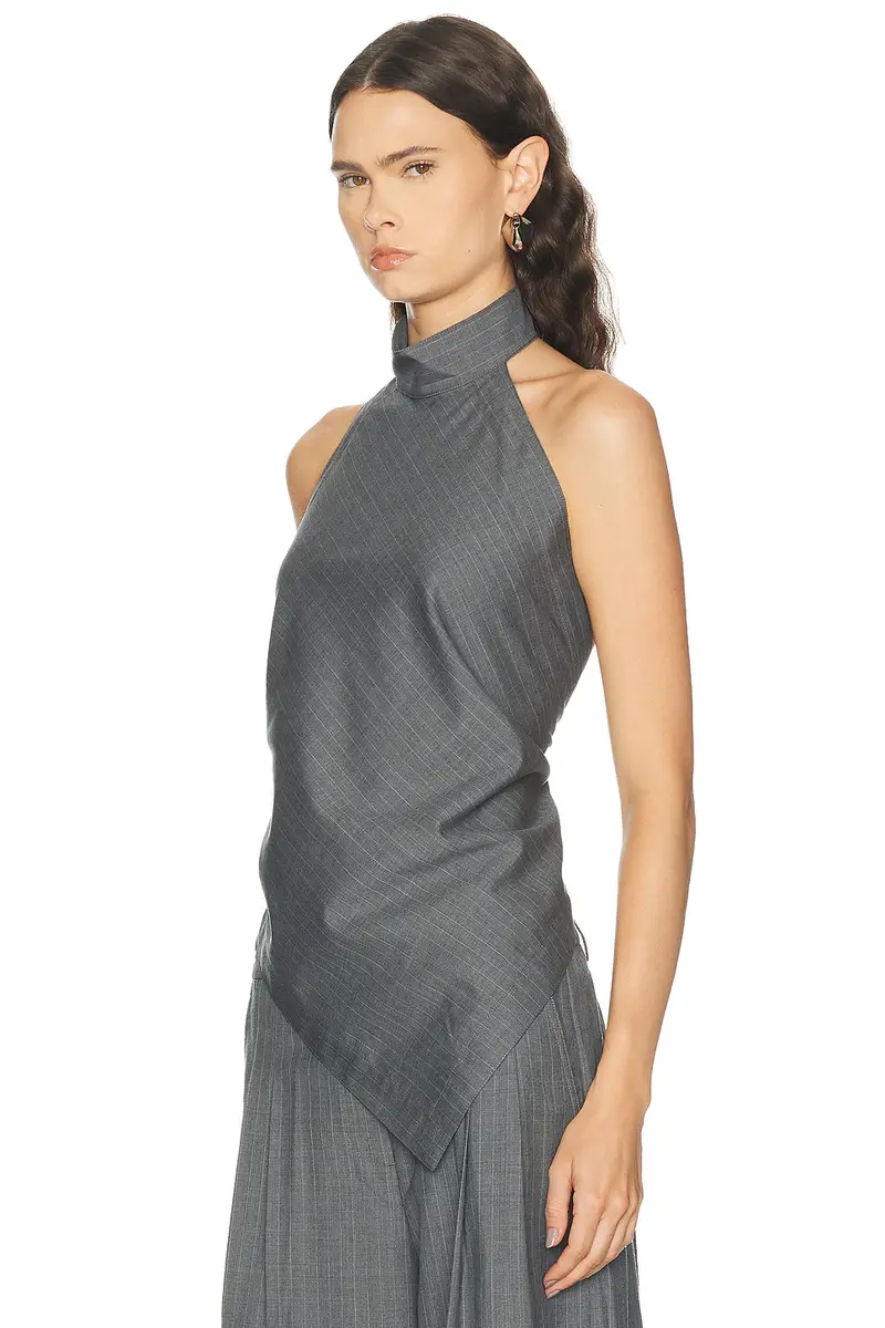 Helmut Lang Halter Scarf Top | Thumbnail 3 Helmut Lang Halter Scarf Top | Thumbnail 3