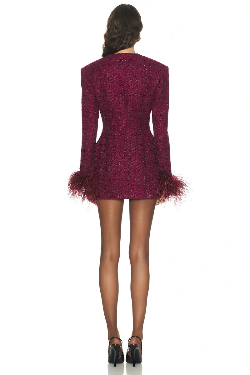 MARIANNA SENCHINA Rosie Tweed Jacket Dress | Thumbnail 3