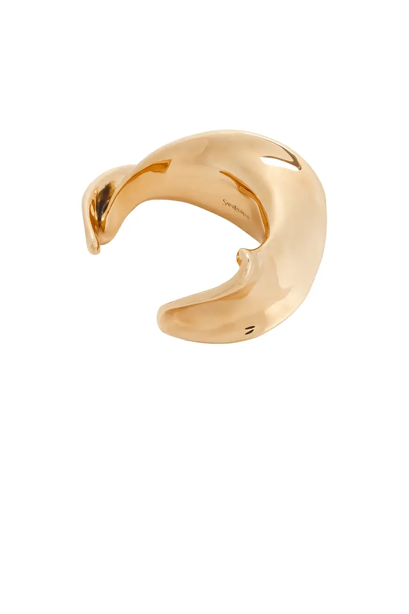 Saint Laurent Wavy Cuff Bracelet | Thumbnail 4