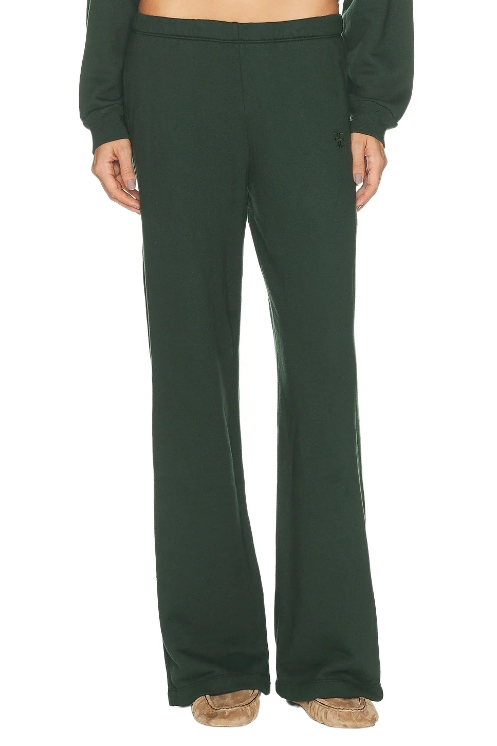 ÉTERNE Oversized Wide Leg French Terry Sweatpant