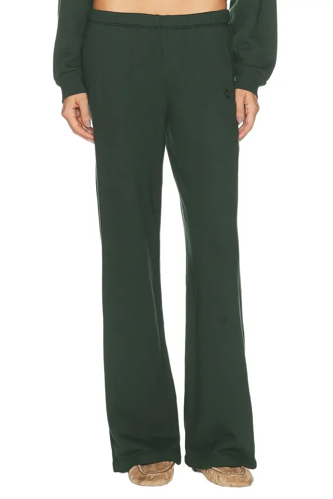 ÉTERNE Oversized Wide Leg French Terry Sweatpant