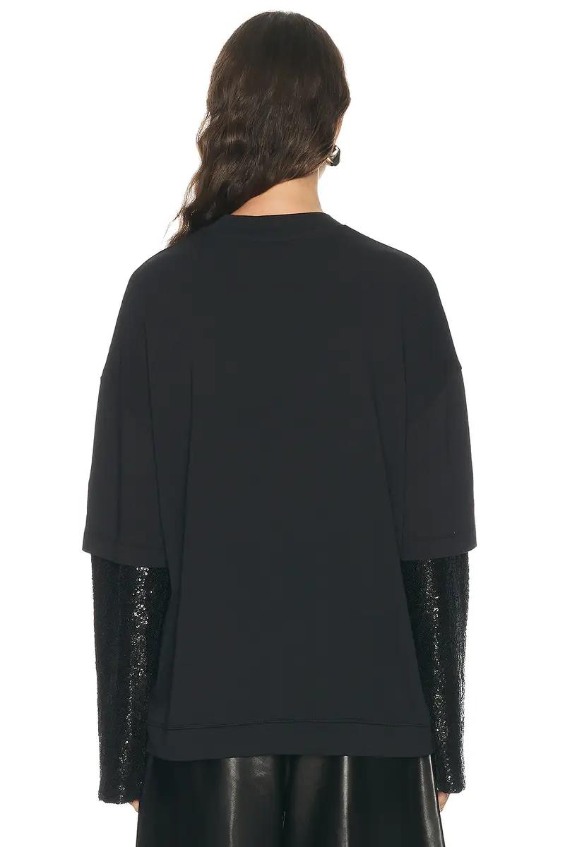 DARKPARK Troy Double Sleeve Paillettes Tee | Thumbnail 3