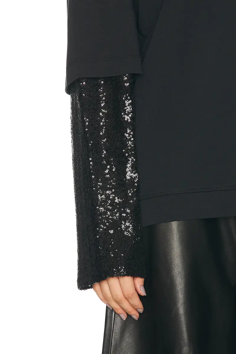 DARKPARK Troy Double Sleeve Paillettes Tee | Thumbnail 5