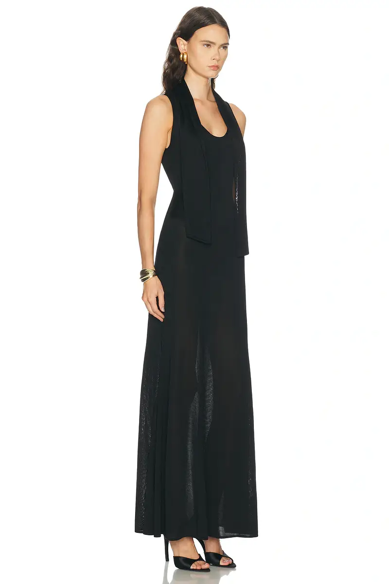 Brandon Maxwell Siena Scarf Tank Dress | Thumbnail 2