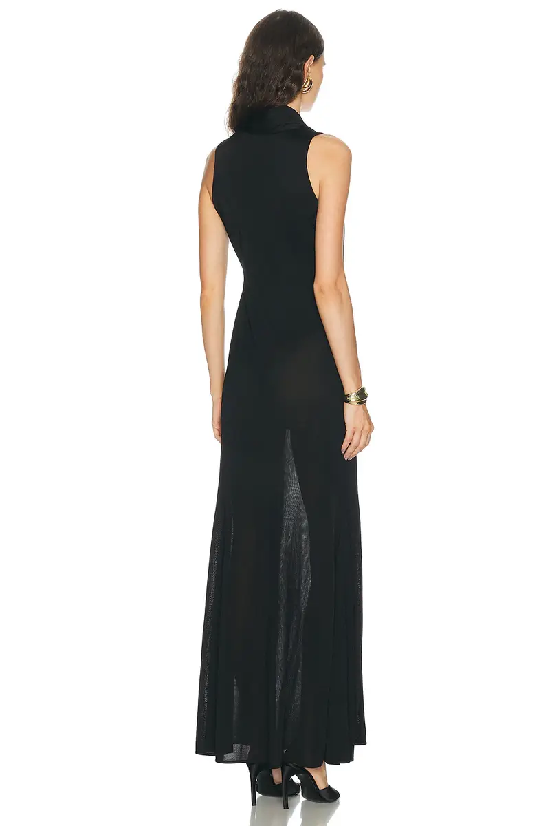 Brandon Maxwell Siena Scarf Tank Dress | Thumbnail 3