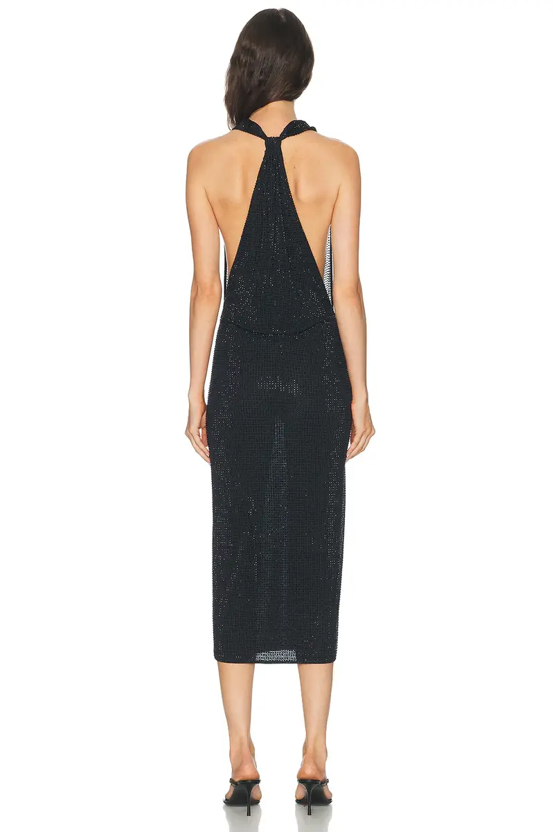 HAELO Layered Cowl Neck Hotfix Dress | Thumbnail 3 HAELO Layered Cowl Neck Hotfix Dress | Thumbnail 3