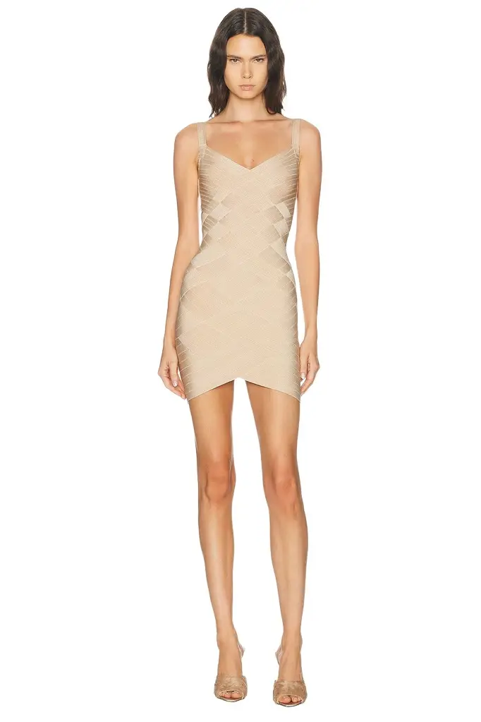 Bandage Weave Mini Dress Bandage Weave Mini Dress