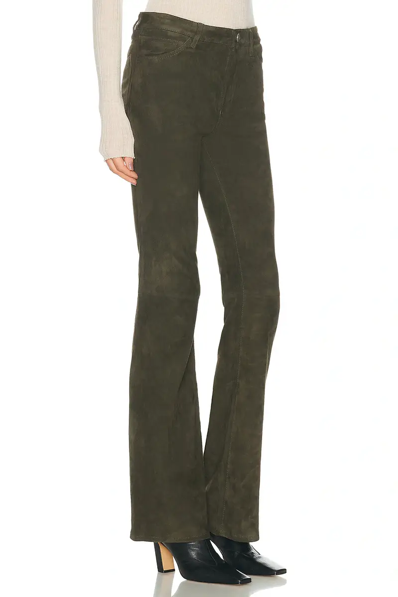 Sprwmn Suede Micro Flare Pant | Thumbnail 2 Sprwmn Suede Micro Flare Pant | Thumbnail 2