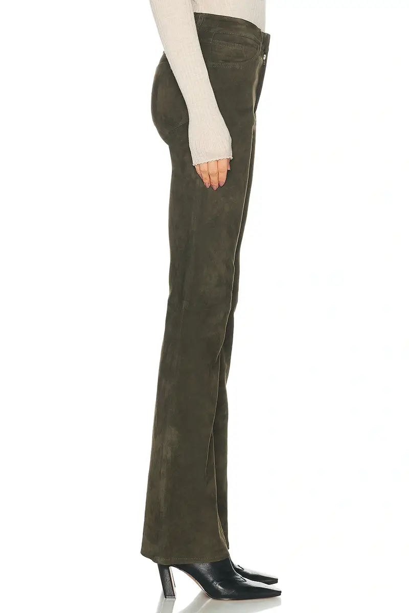 Sprwmn Suede Micro Flare Pant | Thumbnail 3 Sprwmn Suede Micro Flare Pant | Thumbnail 3