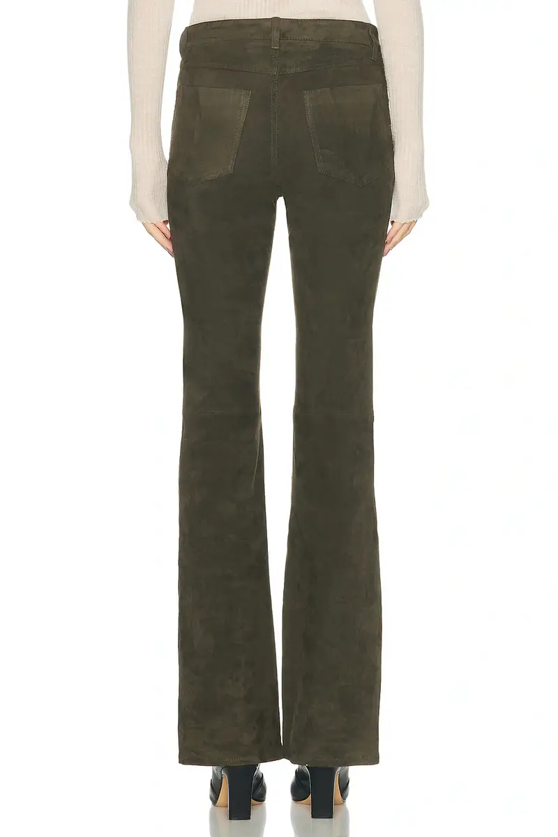 Sprwmn Suede Micro Flare Pant | Thumbnail 4 Sprwmn Suede Micro Flare Pant | Thumbnail 4