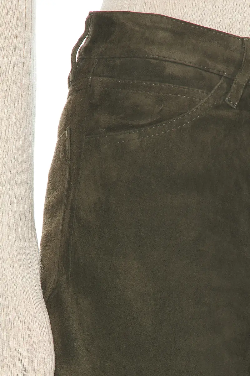 Sprwmn Suede Micro Flare Pant | Thumbnail 6 Sprwmn Suede Micro Flare Pant | Thumbnail 6