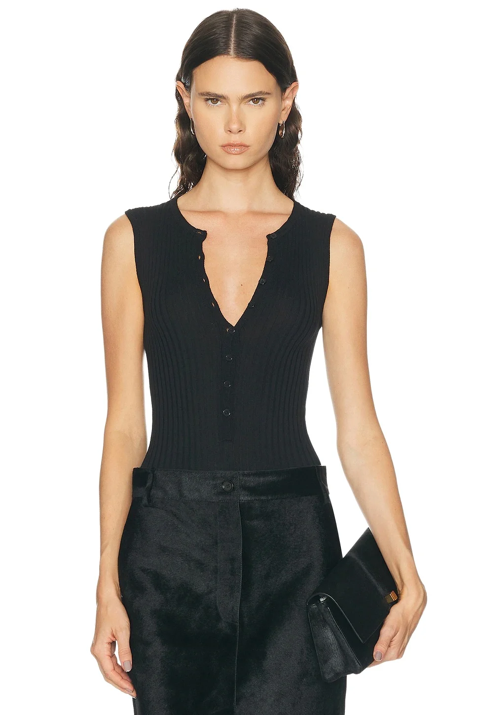 Mônot Sleeveless Knit Bodysuit