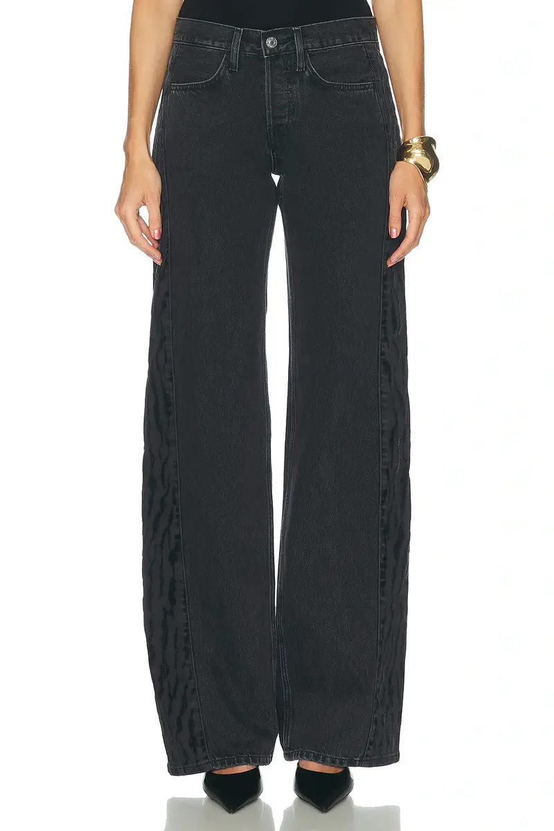 RE/DONE Laurel Zebra Barrel Jeans | Thumbnail 2