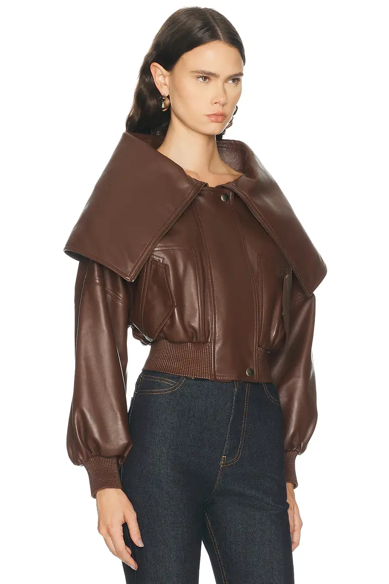 Balenciaga Wrap Collar Blouson Jacket | Thumbnail 2 Balenciaga Wrap Collar Blouson Jacket | Thumbnail 2