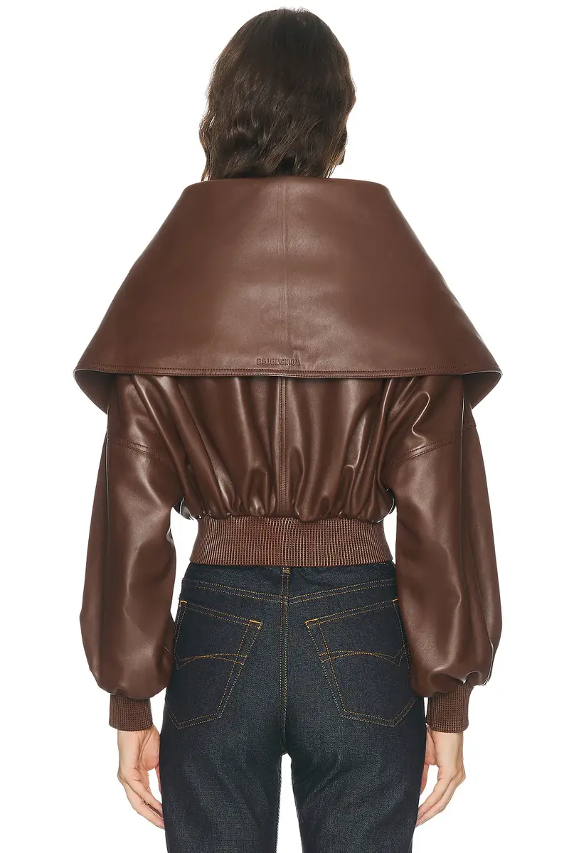Balenciaga Wrap Collar Blouson Jacket | Thumbnail 3 Balenciaga Wrap Collar Blouson Jacket | Thumbnail 3