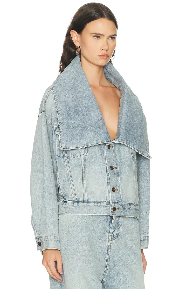 Balenciaga Standing Collar Boxy Jacket | Thumbnail 3 Balenciaga Standing Collar Boxy Jacket | Thumbnail 3