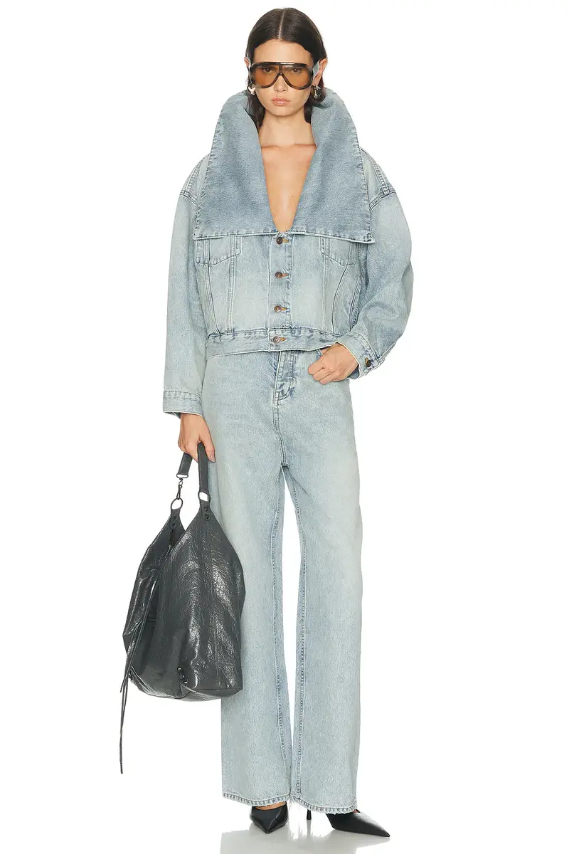 Balenciaga Standing Collar Boxy Jacket | Thumbnail 5 Balenciaga Standing Collar Boxy Jacket | Thumbnail 5
