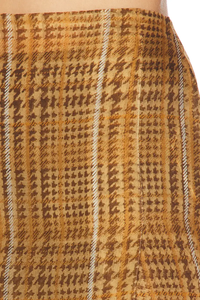 Mugler Plaid Silk Midi Skirt | Thumbnail 7 Mugler Plaid Silk Midi Skirt | Thumbnail 7