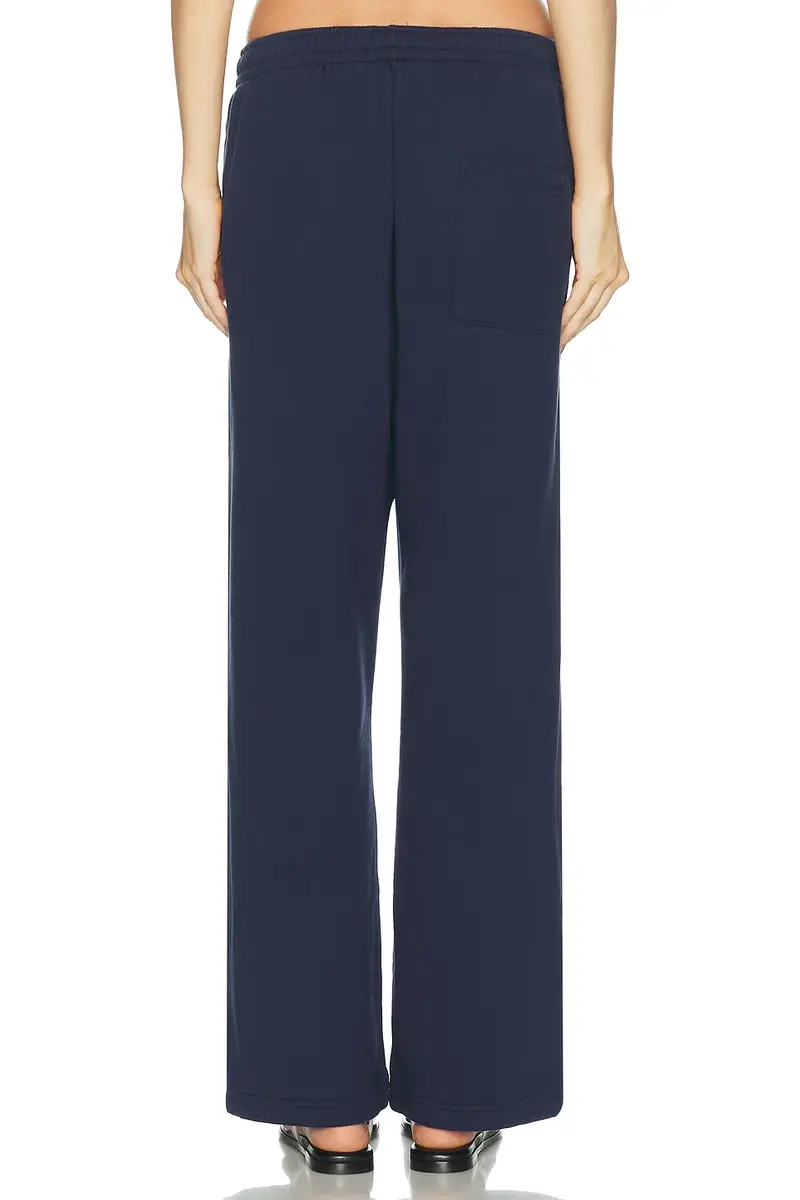 Sporty & Rich Serif Logo Embroidered Wide Sweatpant | Thumbnail 5