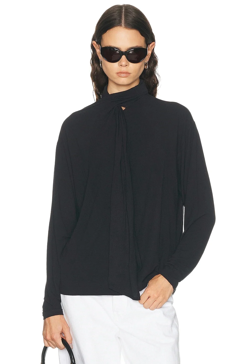 Renata Scarf Neck Top Renata Scarf Neck Top