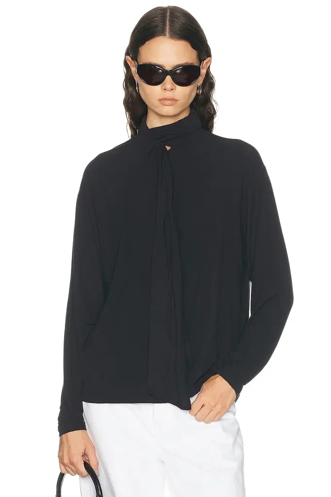 Renata Scarf Neck Top Renata Scarf Neck Top