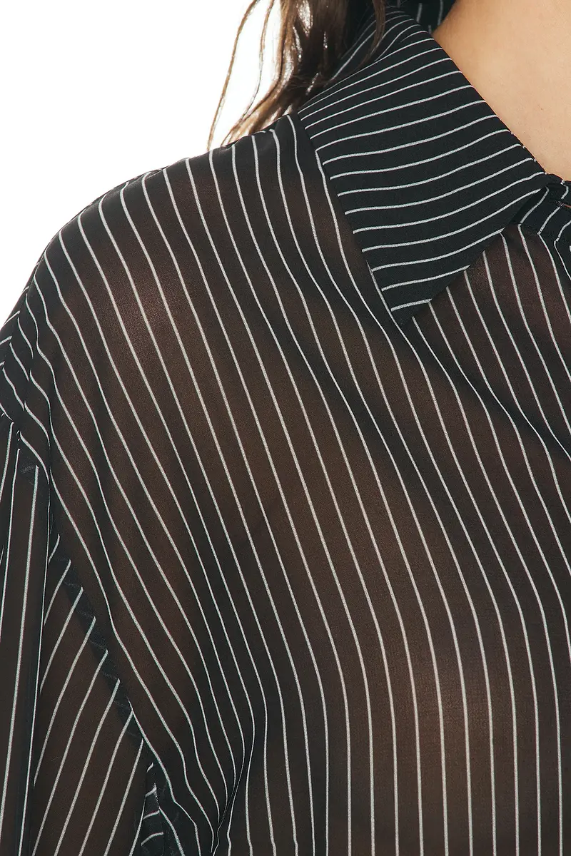 The Frankie Shop Peri Striped Shirt | Thumbnail 5 The Frankie Shop Peri Striped Shirt | Thumbnail 5