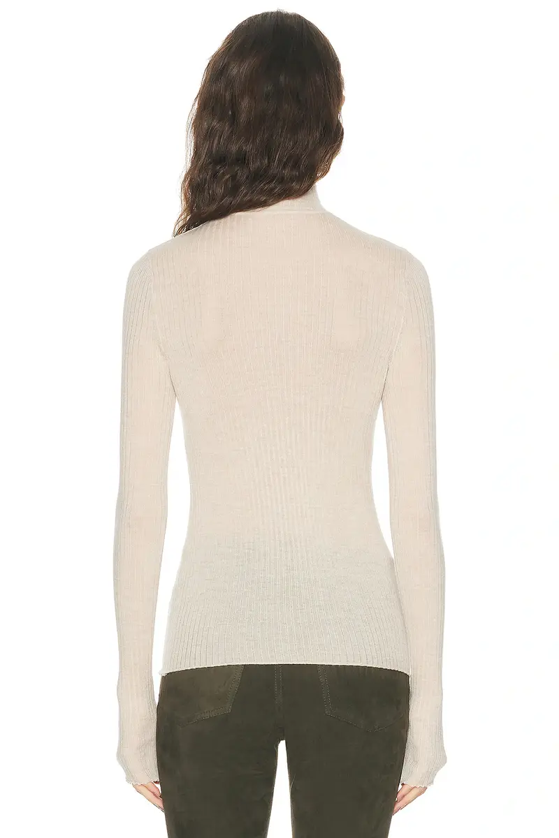 Sprwmn Long Sleeve Mock Neck Top | Thumbnail 3