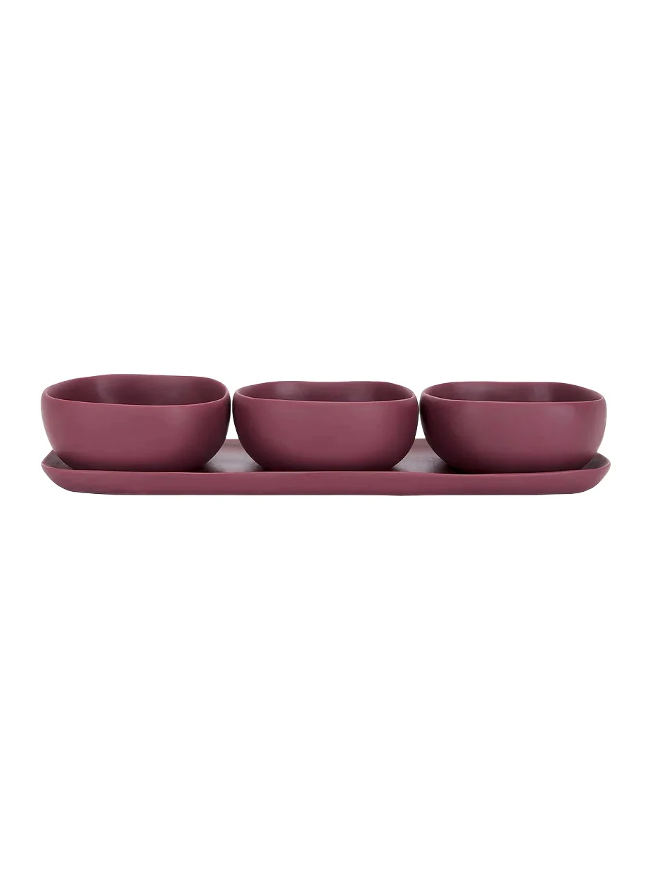 Tina Frey Designs Cuadrado Serving Bowl Trio