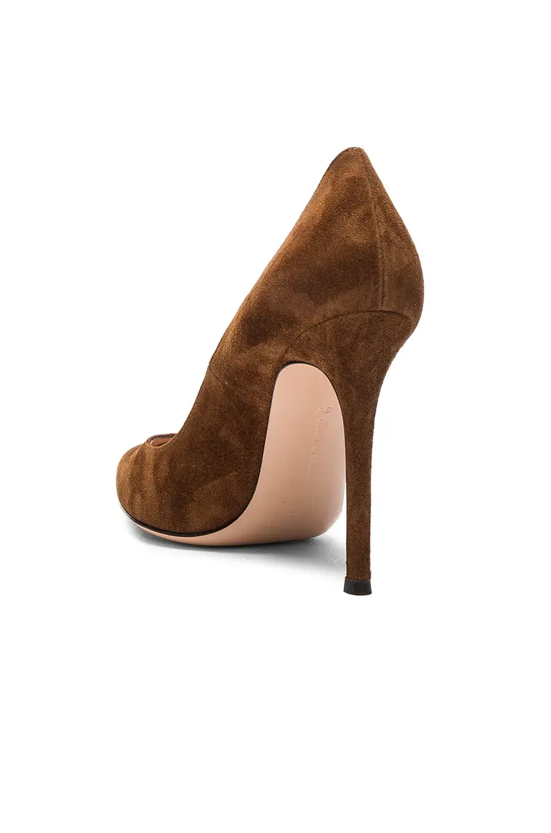 Gianvito Rossi Suede Pump | Thumbnail 3 Gianvito Rossi Suede Pump | Thumbnail 3