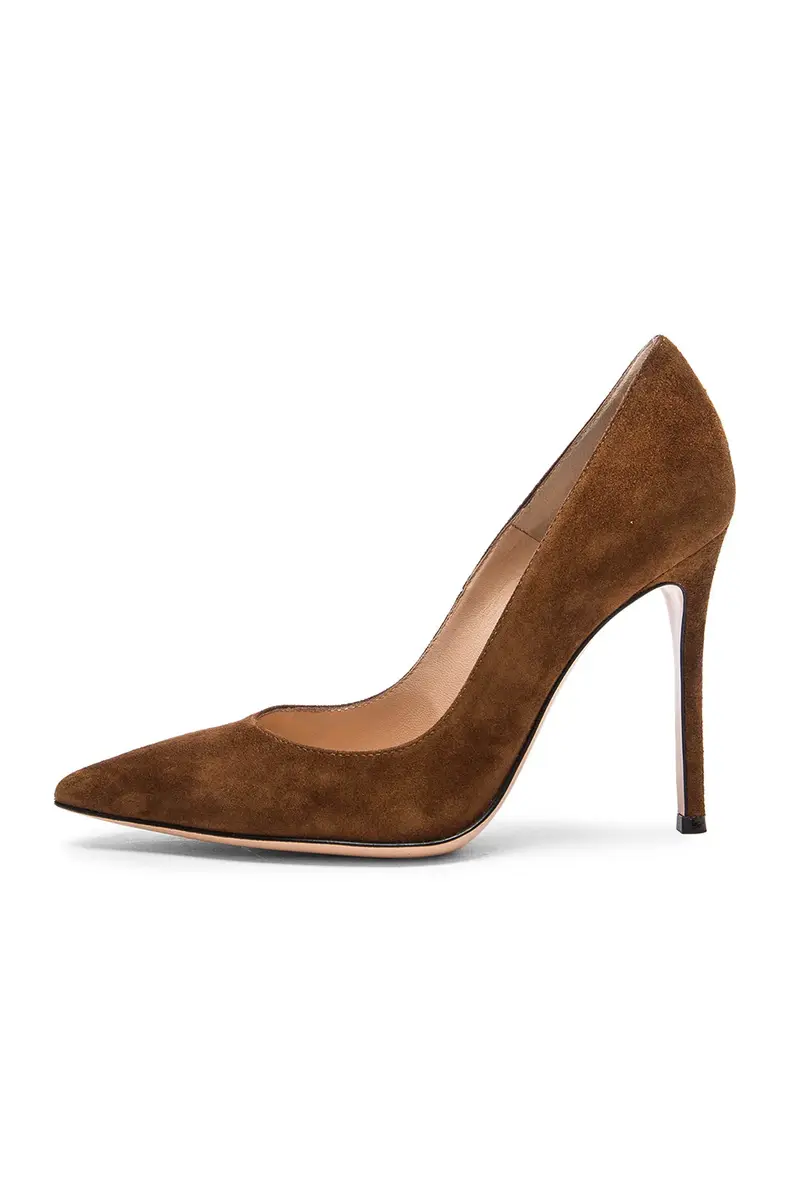 Gianvito Rossi Suede Pump | Thumbnail 5 Gianvito Rossi Suede Pump | Thumbnail 5