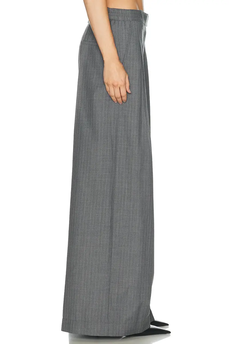 Helmut Lang Wide Double Pleated Trouser | Thumbnail 4 Helmut Lang Wide Double Pleated Trouser | Thumbnail 4
