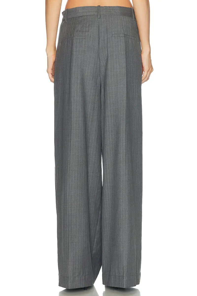 Helmut Lang Wide Double Pleated Trouser | Thumbnail 5 Helmut Lang Wide Double Pleated Trouser | Thumbnail 5