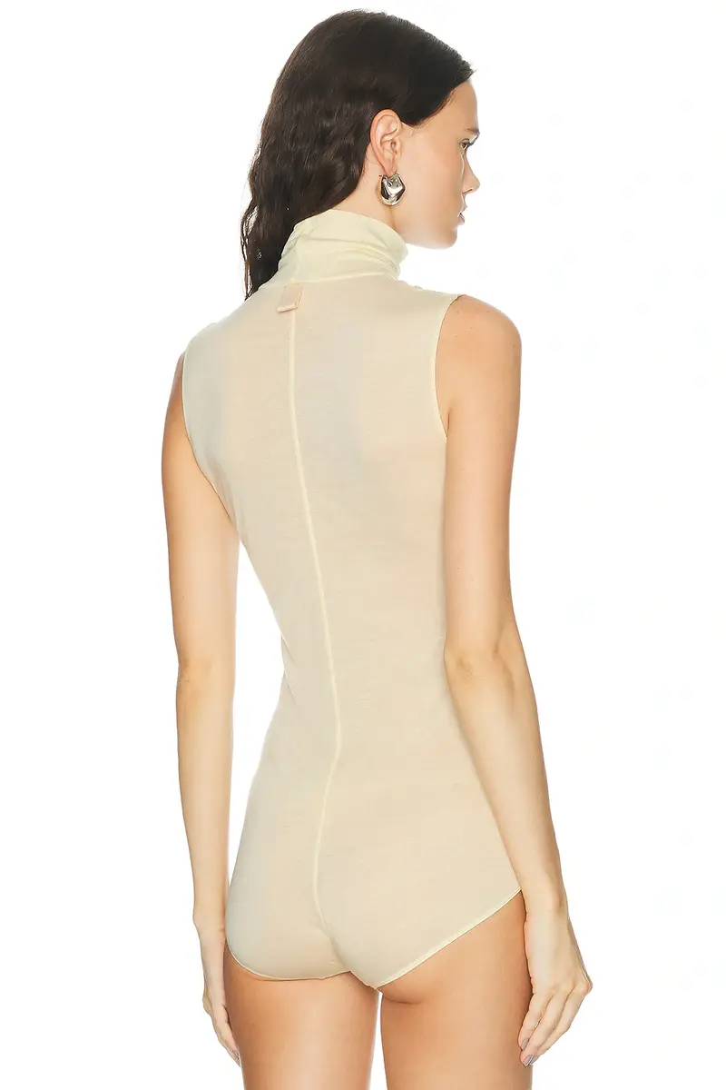 Mugler Transparent Sleeveless Bodysuit | Thumbnail 4 Mugler Transparent Sleeveless Bodysuit | Thumbnail 4