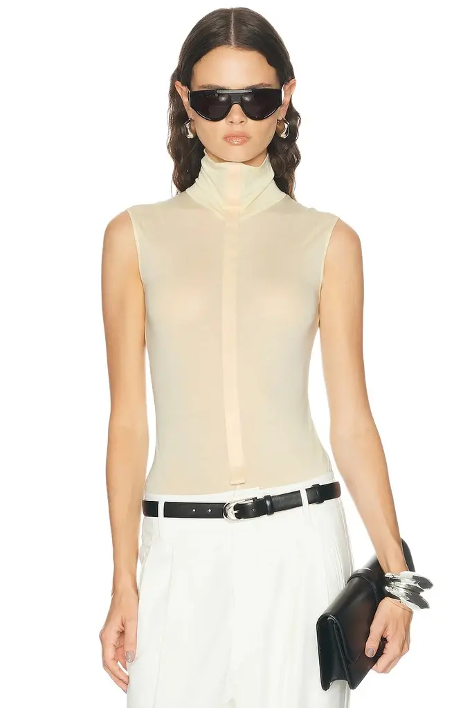 Transparent Sleeveless Bodysuit Transparent Sleeveless Bodysuit