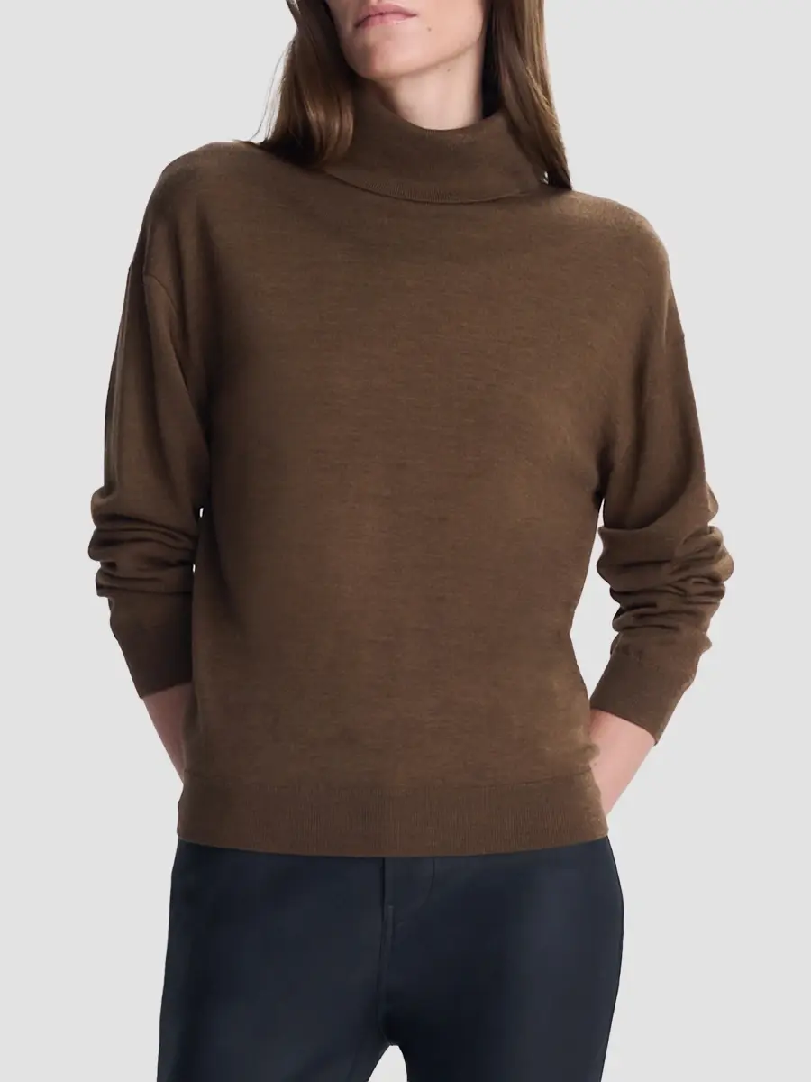Simkhai Women's Aaliyah Superfine-Wool Turtleneck Sweater | Thumbnail 4 Simkhai Women's Aaliyah Superfine-Wool Turtleneck Sweater | Thumbnail 4